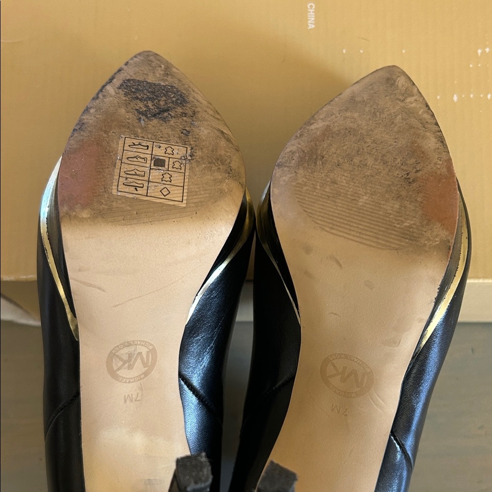 Michael Kors Black Heeled Ankle Boots - Picture 3 of 7